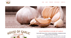 Desktop Screenshot of garlic.co.za